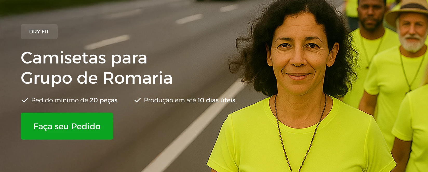Camisetas para Grupo de Romaria