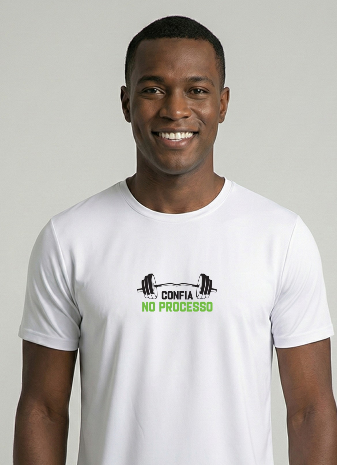 Vitore Loja | Camiseta Confia No Processo - Branca