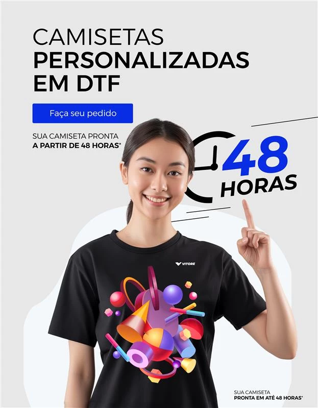 Camisetas Personalizadas em DTF