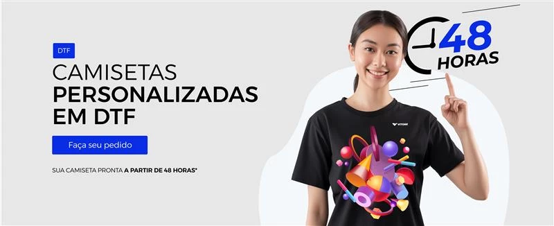 Camisetas Personalizadas em DTF