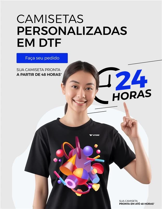 Camisetas Personalizadas em DTF
